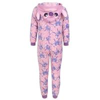 Onesie Lilo & Stitch & Roze Maat 98-104 - thumbnail