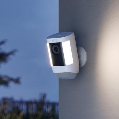 ring Spotlight Cam Pro - Battery - White 8SB1S2-WEU1 IP Bewakingscamera WiFi 1920 x 1080 Pixel