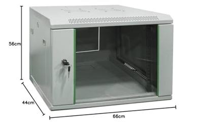 Renkforce RF-NC-110 19inch-wandkast (b x h x d) 600 x 416.15 x 450 mm 7 HE Grijs (RAL 7035)
