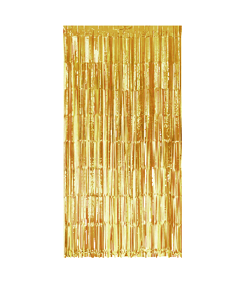 Deurgordijn goud 200x100cm