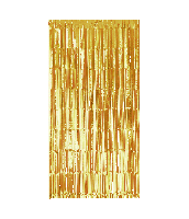 Deurgordijn goud 200x100cm - thumbnail