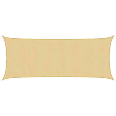 VidaXL Zonnezeil 4,5x2 m 100% polyester oxford zandkleurig