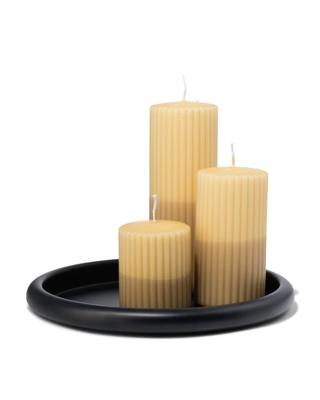 HEMA Kaarsenplateau Ø26cm Metaal Zwart (zwart)