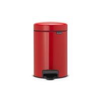 Brabantia 112140 vuilnisbak 3 l Rond Rood - thumbnail