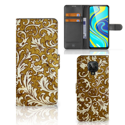 Wallet Case Xiaomi Redmi Note 9 Pro | Note 9S Barok Goud Wallet Case Xiaomi Redmi Note 9 Pro | Note 9S Barok Goud