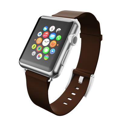 Incipio Premium lederen band voor alle 38 mm Apple Watch modellen / Watch Series 2 / Watch Series 3 / Nike+ [Apple Watch | Apple Watch Sport | Apple Watch Edition] - donkerbruin