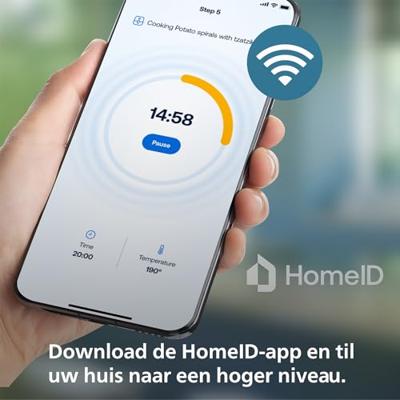 Philips HD9285/90 Airfryer XXL Connected 1.4L 1400W Zwart/Zilver