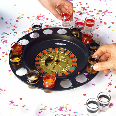Roulette Drankspel - 16 Shotglaasjes 2-16 spelers