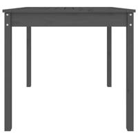Tuintafel 82,5x82,5x76 cm massief grenenhout grijs - thumbnail