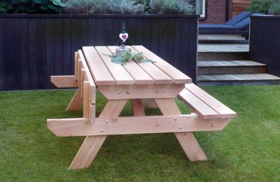 Trendhout Aanbouwveranda Modena 730x300 cm - model rechts- Plat dak- Hout- Trendhout