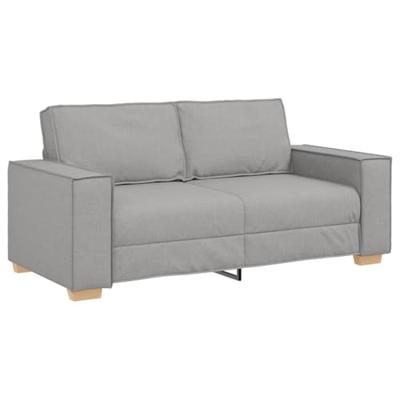 2-zitsbank Wolk Grijs 180x78x84 cm Stof