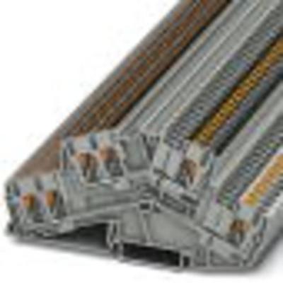 Phoenix Contact 3210603 Klem 2-etages 5.2 mm Spanveer Toewijzing: Dubbel Grijs 50 stuk(s) Piece