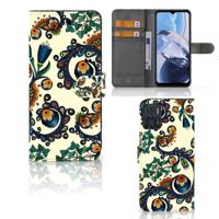 Wallet Case Motorola Moto E22 | E22i Barok Flower - thumbnail