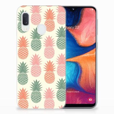 Samsung Galaxy A20e | Siliconen Case | Ananas