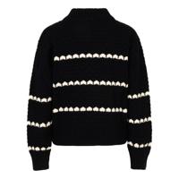 Knitwear Honey Comb Black - thumbnail