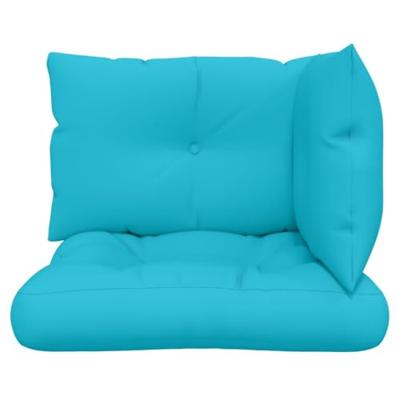 Palletkussens 3 st oxford stof turquoise - thumbnail