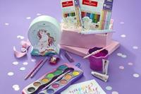 Faber Castell Waterverfdoos Connector Unicorn 12 kleuren + 1 tube wit - thumbnail