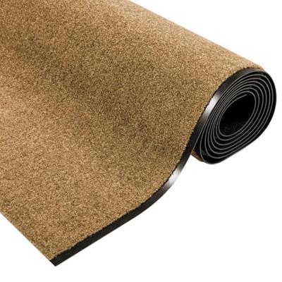 Deurmat Crème en Zwart 120 x 400 cm Polyamide en PVC