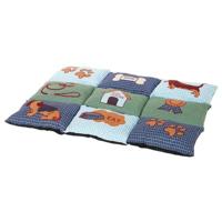 Trixie hondenkussen patchwork blauw / groen - thumbnail