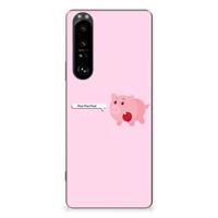 Sony Xperia 1 III Telefoonhoesje met Naam Pig Mud - thumbnail