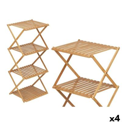 Planken Gift Decor Natuurlijk Bamboe 40 x 92,5 x 33,2 cm 40 x 45 x 7 cm (4 Stuks)