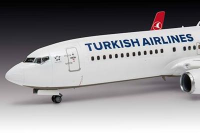 Revell modelbouwpakket - boeing 737-800 turkish airlines 1:144 - 63dlg.