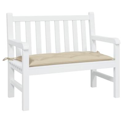 VidaXL Tuinbankkussen 110x50x7 cm oxford stof beige