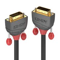 LINDY 36226 10m DVI-D Dual Link-kabel, antraciet Line grijs - thumbnail
