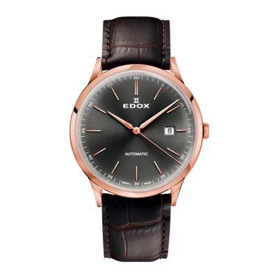 Outlet Special - Edox Les Vauberts 80106 37RC GIR Heren Horloge 42mm 5 ATM