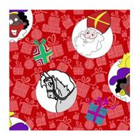 Duni - Servetten Sint & Piet - 20 stuks - thumbnail