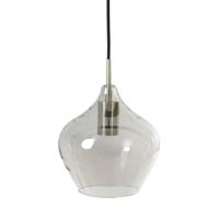 Light & Living Hanglamp 'Rakel' 5-Lamps, kleur Antiek Brons / Smoke - thumbnail