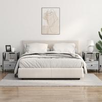 Nachtkastje 2 pcs Grijs sonoma 41,5 x 40,5 x 55 cm Bewerkt hout - thumbnail
