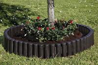 Bama Tuin Modulaire Rand Imitatiehout 38.5x15 cm 6 Stuks Bruin - thumbnail