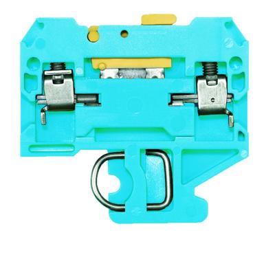 Scheidings- en meetscheidingsserieklem SAKR 2STB BL 0412280000 Beige, Geel Weidmüller 100 stuk(s)