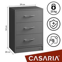 Monzana Bureaustoel - draaistoel - kruk - met - gestoffeerde - zitting - in - zwart - thumbnail