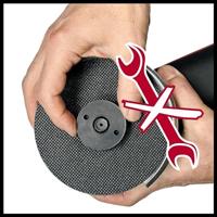 Einhell Professional AXXIO 18/115 Q 4431150 Haakse accuslijper 115 mm Zonder accu, Zonder lader, Incl. snelspanmoer - thumbnail