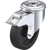 Blickle LKR-POEV 125R-FI Zwenkwiel met rem Wieldiameter: 125 mm Draagvermogen (max.): 250 kg 1 stuk(s) - thumbnail
