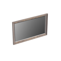 Spiegel Forzalaqua Reno Rechthoek 80x50 Cm Eiken Silver Grey - thumbnail