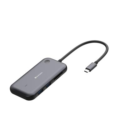 Verbatim 32146 USB-C / HDMI Adapter [1x USB-C - 1x HDMI] Zwart, Grijs 15 cm