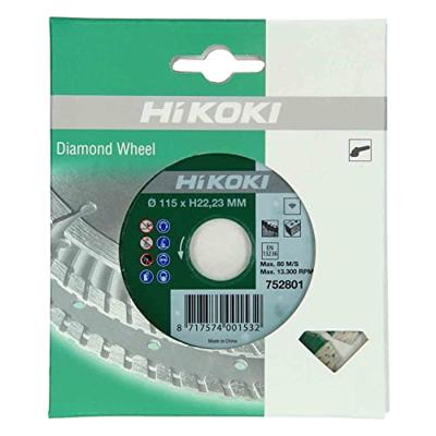 Hikoki Accessoires Diamant Zaagblad 115X22,2X7Mm Type Universeel Gesinterd - 752801 Hikoki Accessoires Diamant Zaagblad 115X22,2X7Mm Type Universeel Gesinterd - 752801