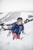 Hestra Army Leather Heli Ski Jr 5 Finger Handschoen Kinderen BLACK 5 - thumbnail