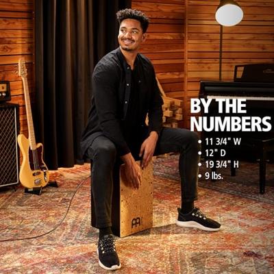 Meinl PWCP100MB Woodcraft Pickup cajon Makah Burl