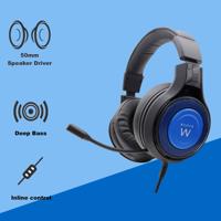 Gaming Headset met Microfoon Ewent PL3322 Zwart/Blauw - thumbnail