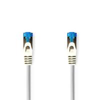 CAT6a SF/UTP-Netwerkkabel | RJ45 Male - RJ45 Male | 0,5 m | Grijs - thumbnail