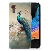 TPU Hoesje voor Samsung Galaxy Xcover 7 Vintage Pauwen - thumbnail