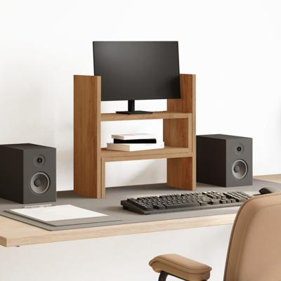 Bureau organiser 40x17x41 cm bewerkt hout artisanaal eiken