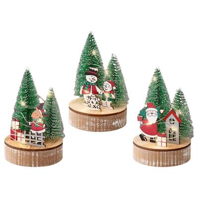 Decoratieve figuren Lumineo Kerstmis Ø 8 x 12 cm Decoratieve figuren Lumineo Kerstmis Ø 8 x 12 cm