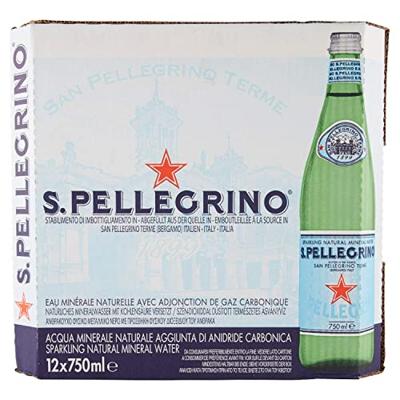Sanpellegrino acqua minerale koolzuurhoudend (12x 75cl)