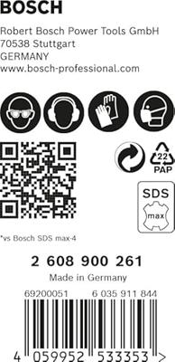 Bosch Accessories EXPERT SDS max-8X 2608900261 Hamerboor 5-delig 16.00 mm Gezamenlijke lengte 340 mm SDS-Max 5 stuk(s) - thumbnail