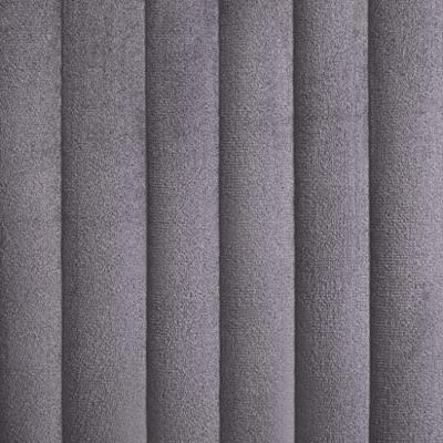 Eetkamerstoelen 2 st fluweel grijs